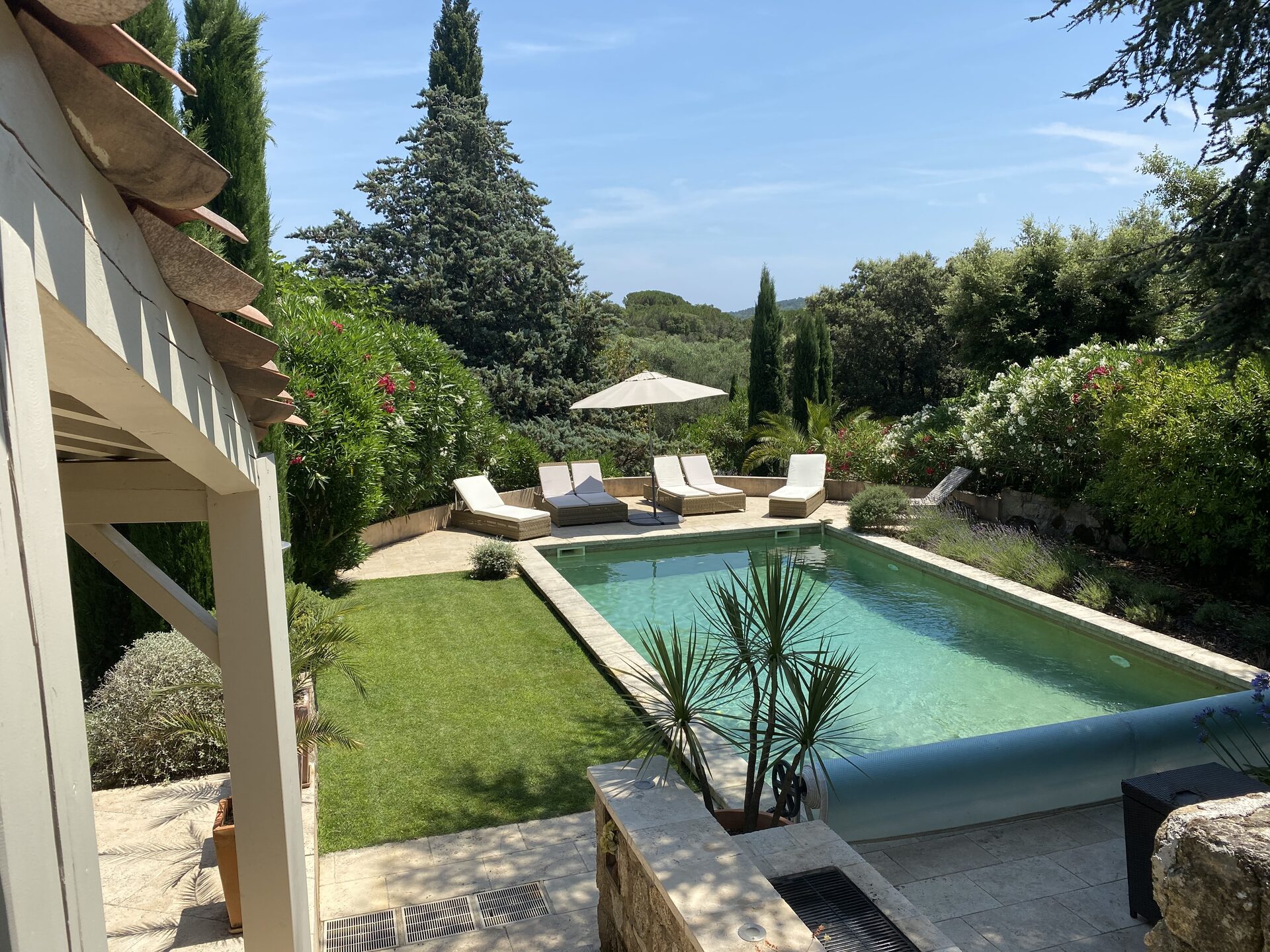 Pool from terrace
